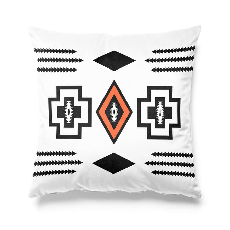 White boho online pillow