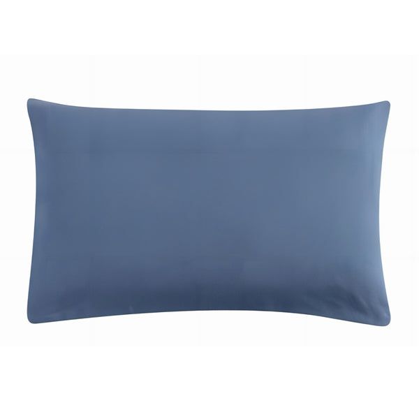 blue cotton pillowcases