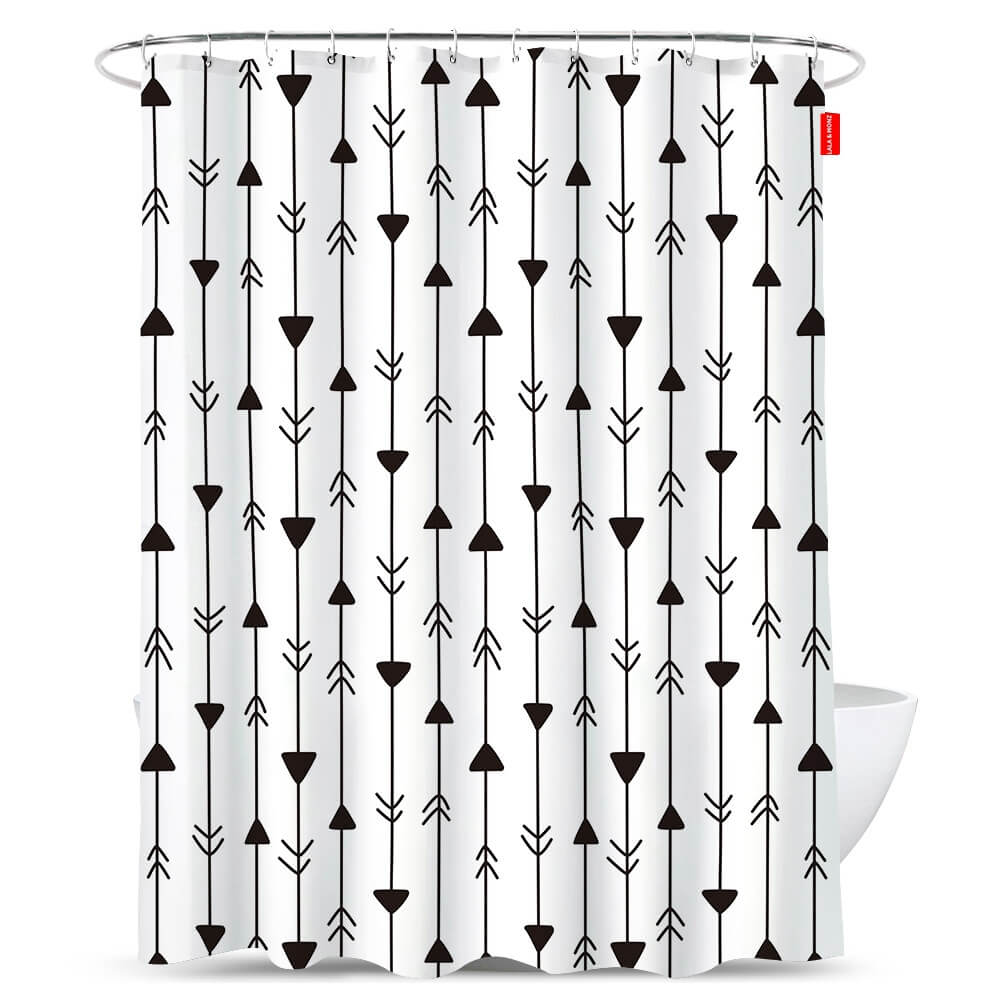 Black-Arrow-Shower-Curtain