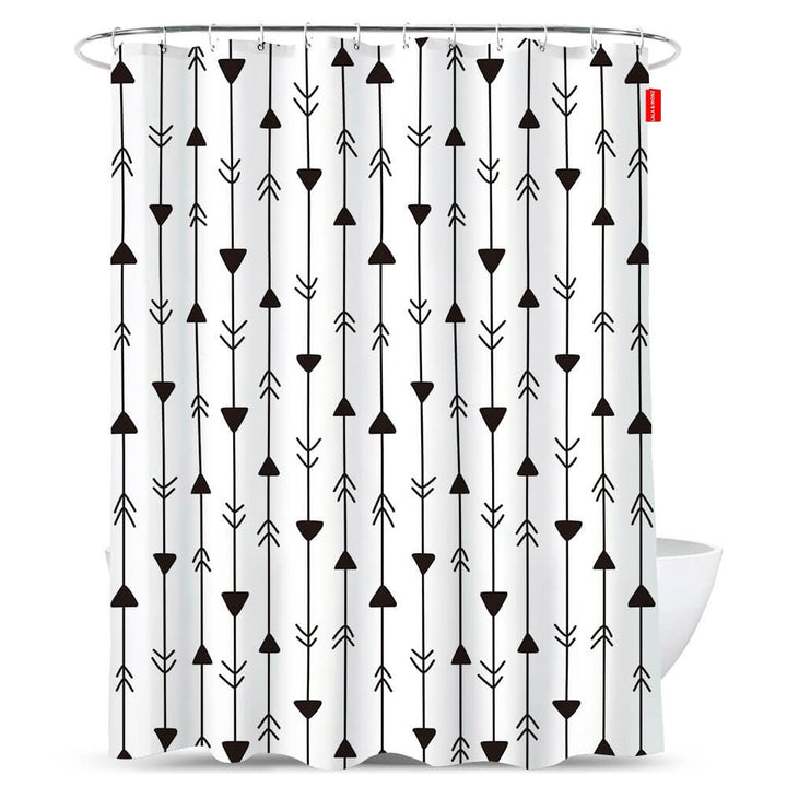 Black-Arrow-Shower-Curtain