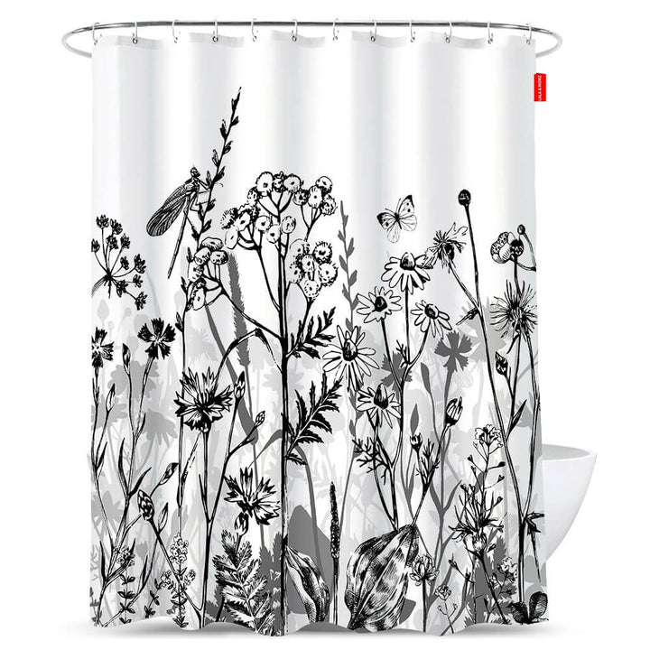 Black-Floral-Bathroom-Shower-Curtain