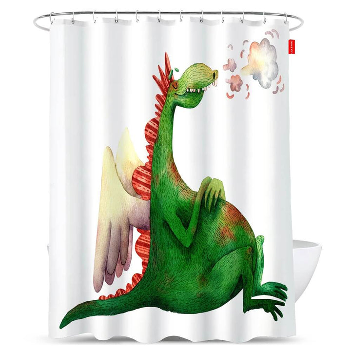 Funny-Dinosaur-Shower-Curtain