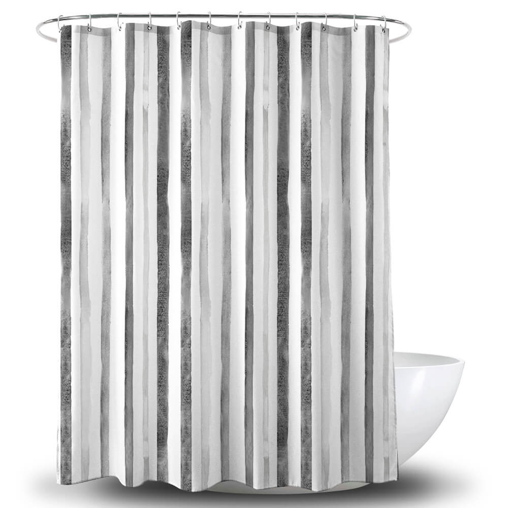 Gray-Stripe-Shower-Curtain