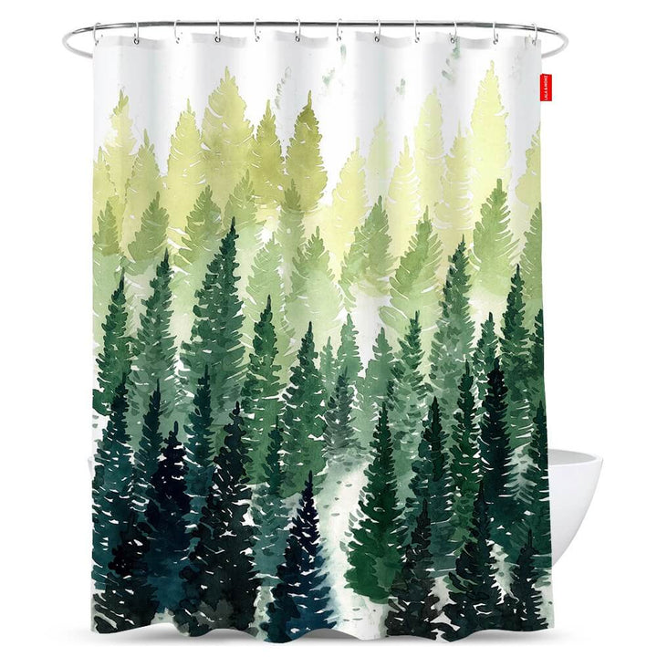 Green-Forest-Shower-Curtain