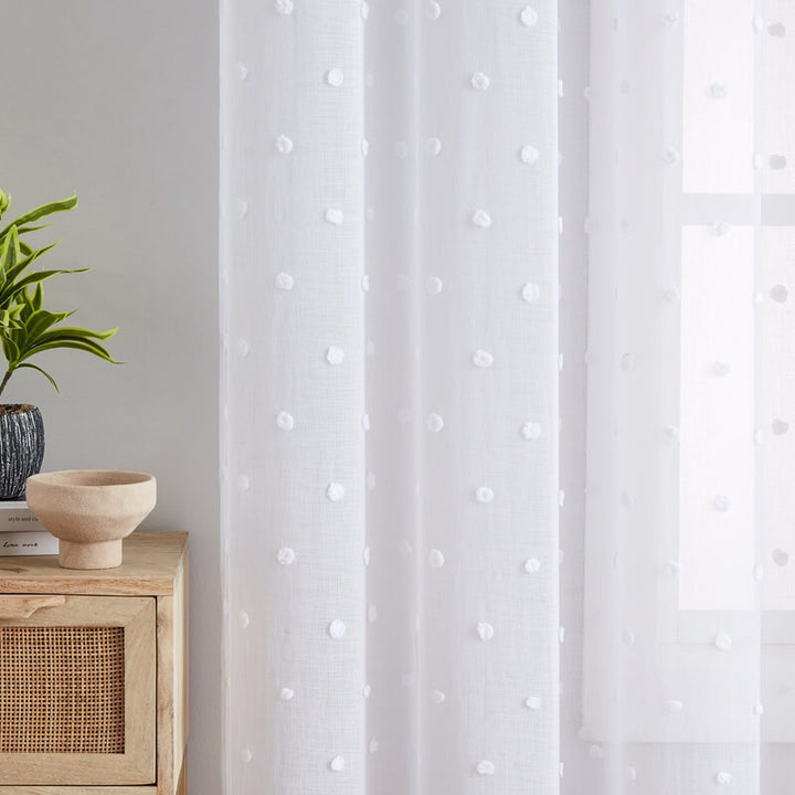 Polka Dot Sheer Curtains