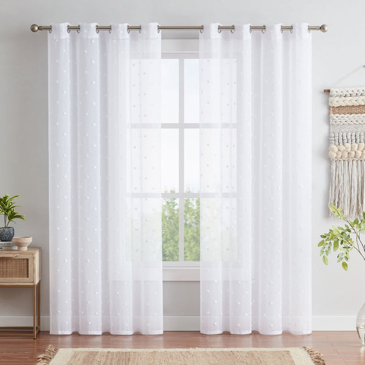 Polka Dot Sheer Curtains