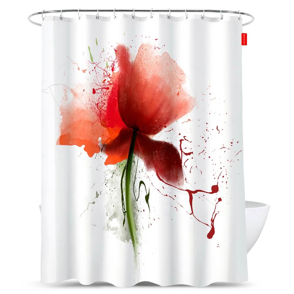 Red-Floral-Shower-Curtain