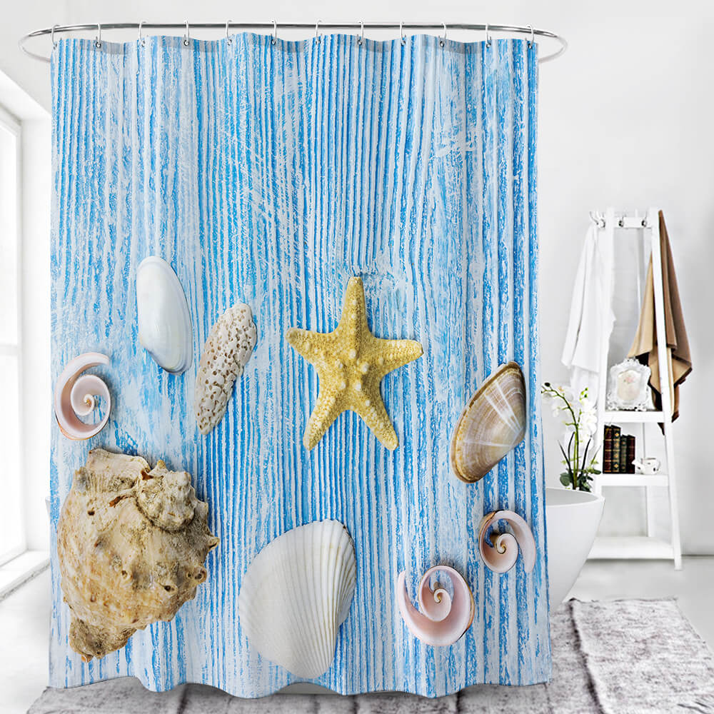 Starfish-Shower-Curtain