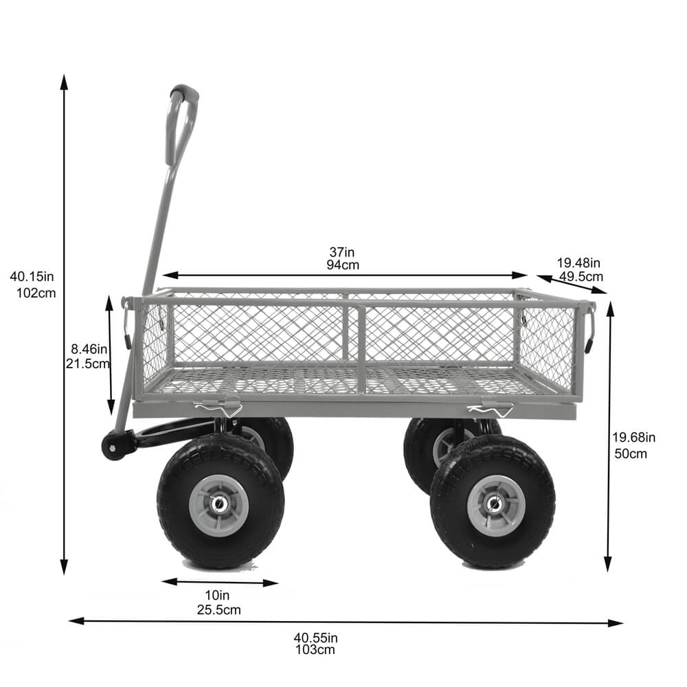 Outdoor Garden Heavy Duty Cart