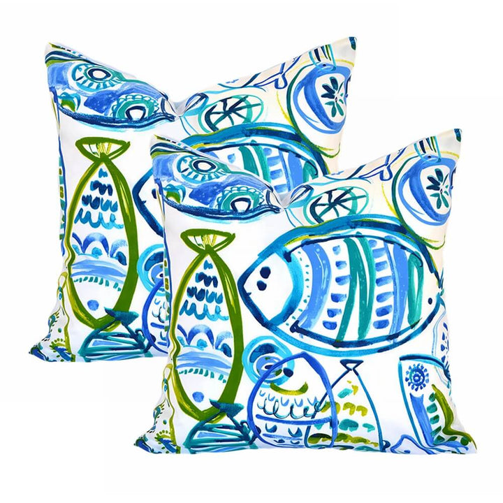 Fish Throw Pillow Covers