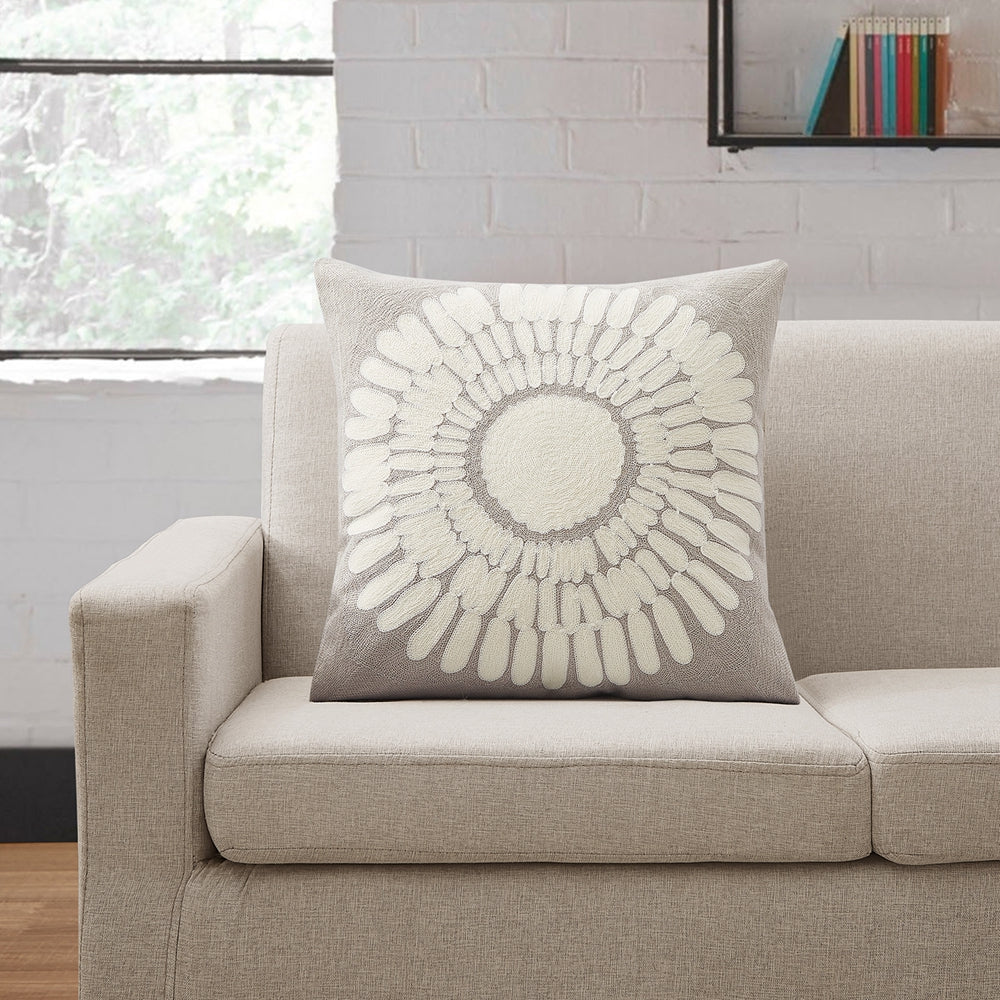 Embroidery Decorative Throw Pillow Cover