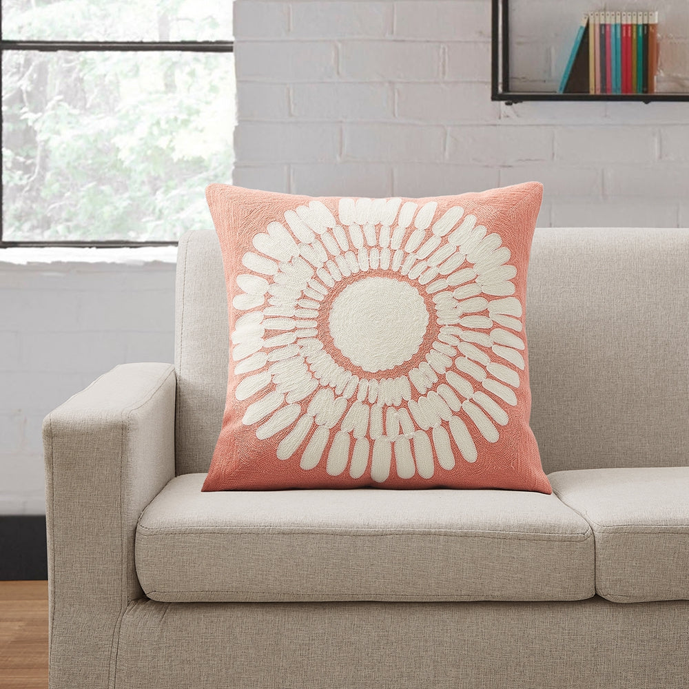 Embroidery Decorative Throw Pillow Cover