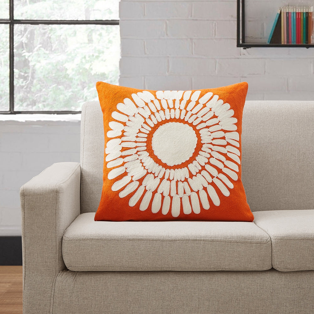 Embroidery Decorative Throw Pillow Cover