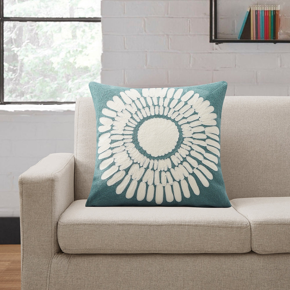 Embroidery Decorative Throw Pillow Cover