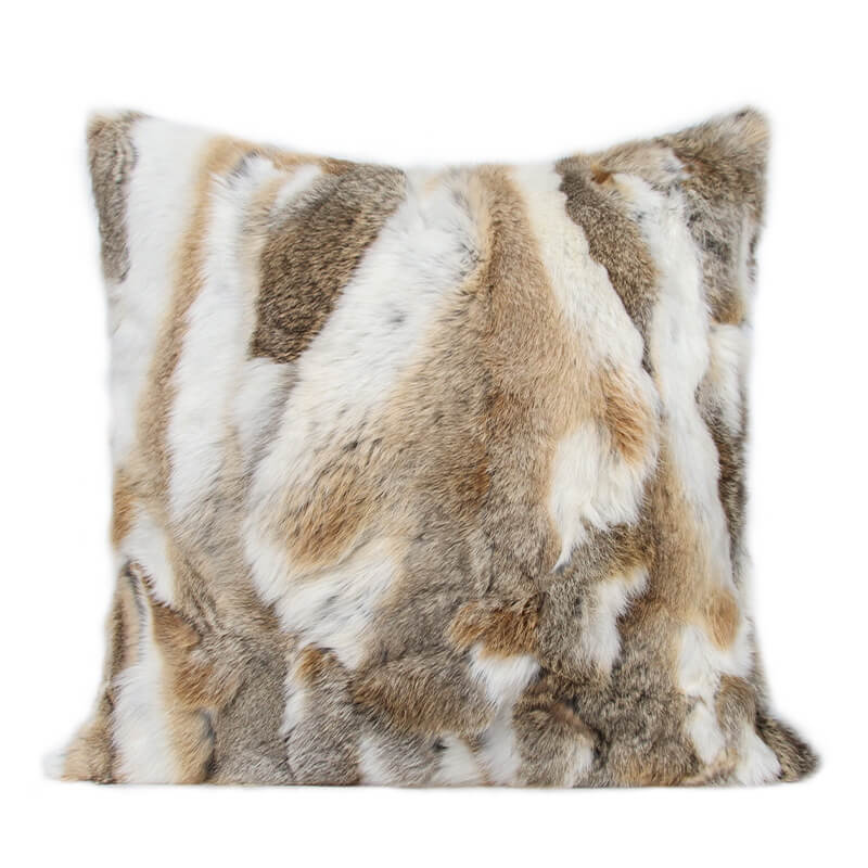 Faux Fur Throw Pillow Cover