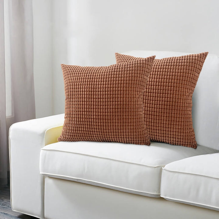 Corduroy Decorative Throw Pillow Covers